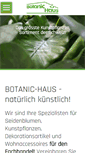 Mobile Screenshot of botanic-haus.ch